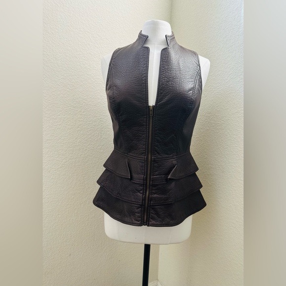V Cristina Brown Vest - Size S - Picture 4 of 6